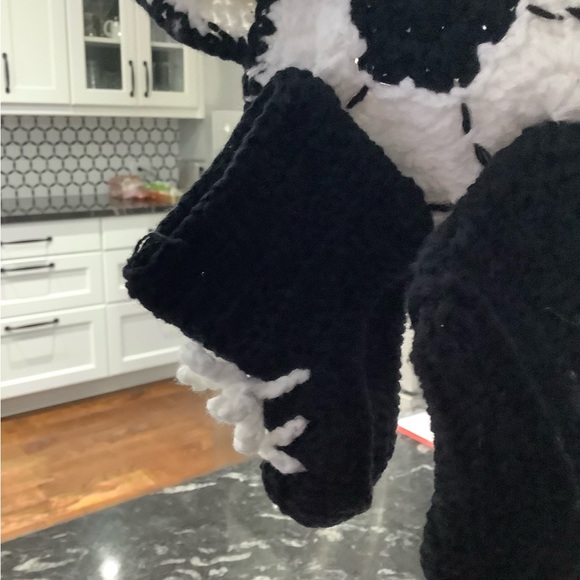 Adorable Newborn photo outfit, Crochet Hat & Slippers Nwt. Soccer themed - Picture 2 of 7